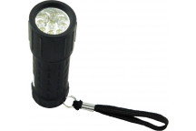 9 LED Torch (Rubber Coated) NO Batteries!