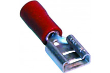 Red Female Spade Term 6.3mm