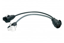 13 PIN SOCKET TO 12N & 12S PLUGS ADAPTOR