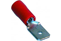 Red Male Spade Term 6.3mm