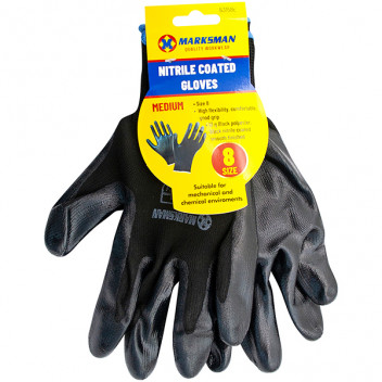 Marksman (M) Nitril Coated Gloves