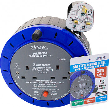 Elpine 2 Way (5mtr) extension reel