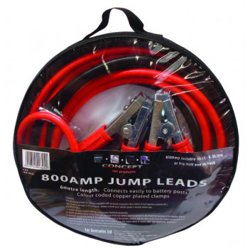 800amp Jump Leads (6mtr)